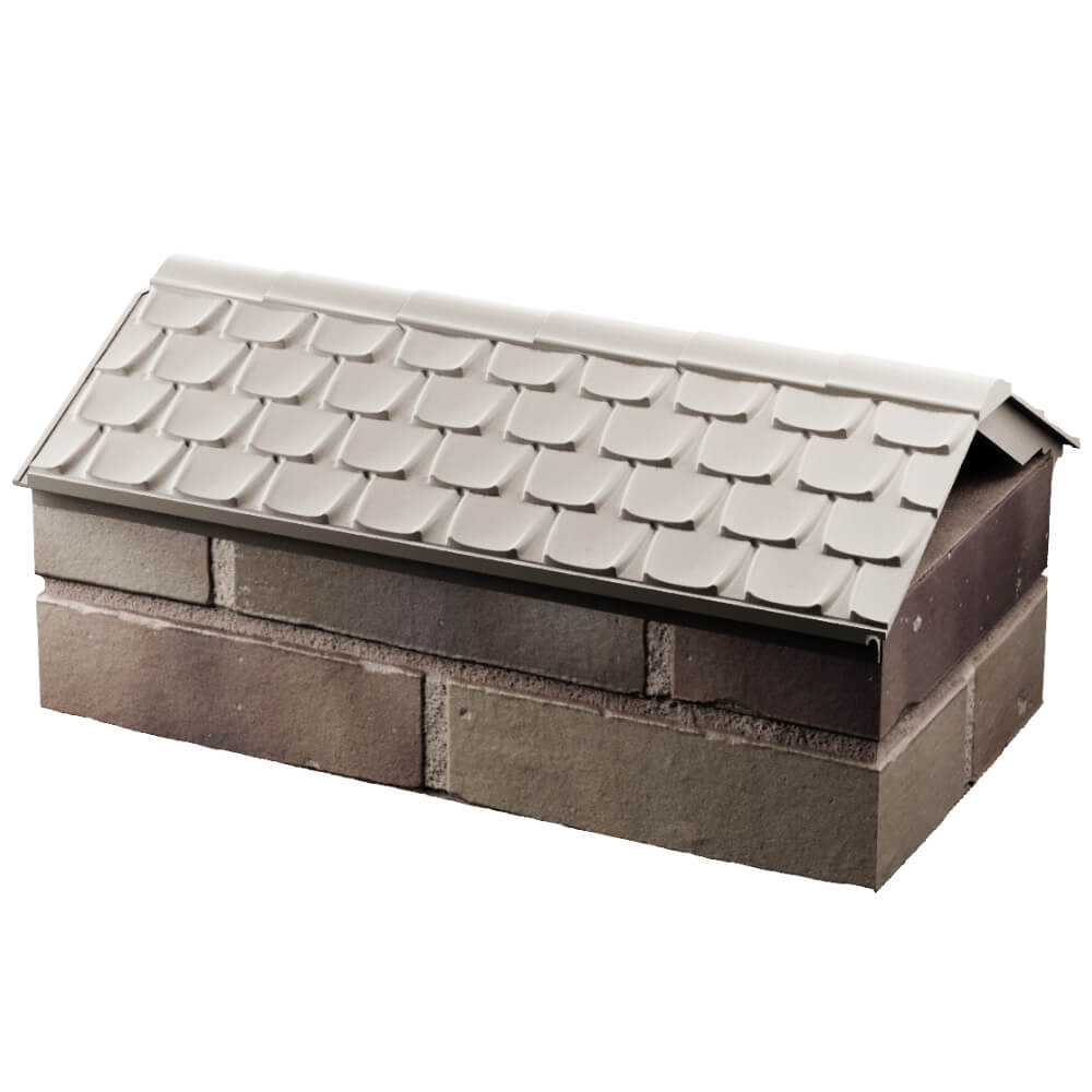 Парапет Zking Эльбрус Бежевый с посадкой на 1 кирпич (255мм) в Белой Калитве фото