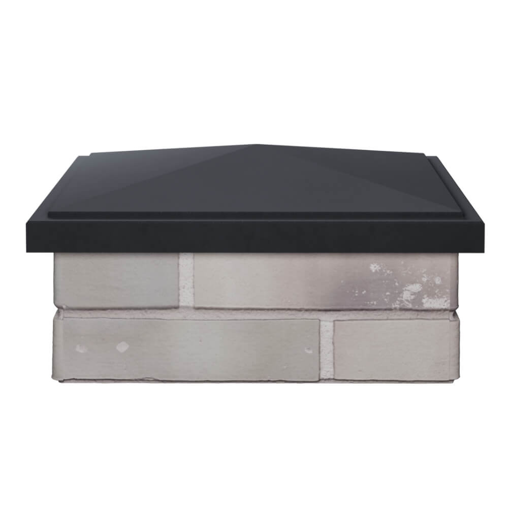 Колпак Zking БонаМоно Серый на столб 1.5х1.5 кирпича (385х385, 400х400мм) Белая Калитва фото