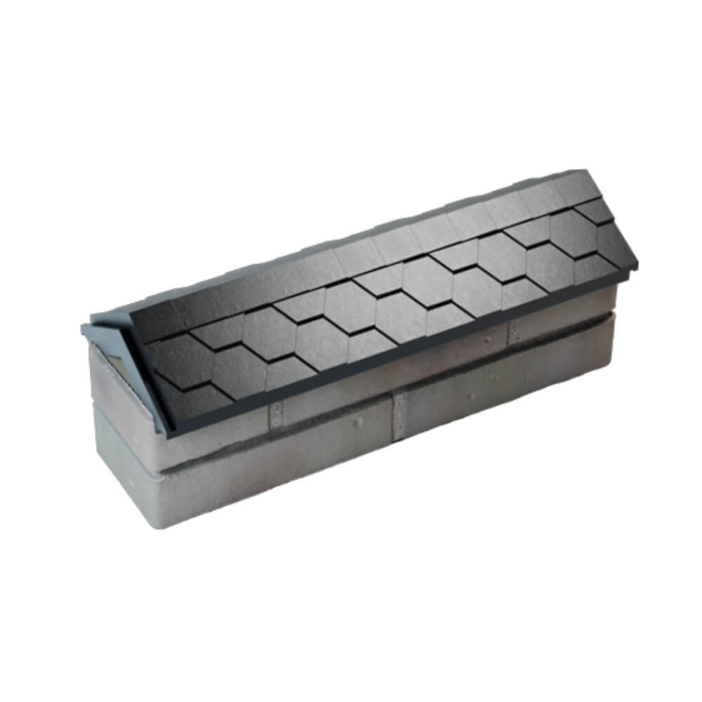 Парапет Zking Эверест Черный с посадкой на 0.5 кирпича (130мм) в Белой Калитве фото