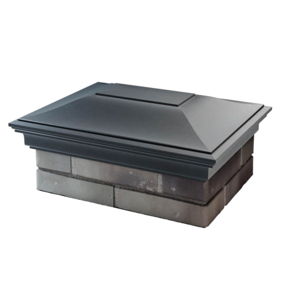 Колпак Zking Монблан Серый на столб 2х1.5 кирпича (515х385мм) в Белой Калитве фото