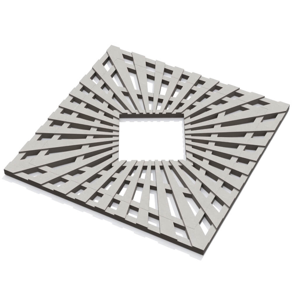 Приствольная решетка для дерева ZKING ATMOSPHERE 1.2х1.2м Бежевая в Белой Калитве фото