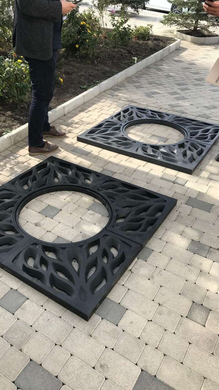 Приствольная решетка для дерева ZKING CRUST 1.2х1.2м Черная в Белой Калитве фото