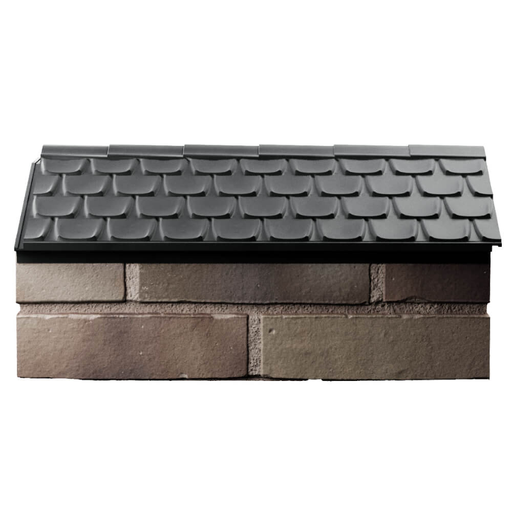 Парапет Zking Эльбрус Серый с посадкой на 1 кирпич (255мм) в Белой Калитве фото
