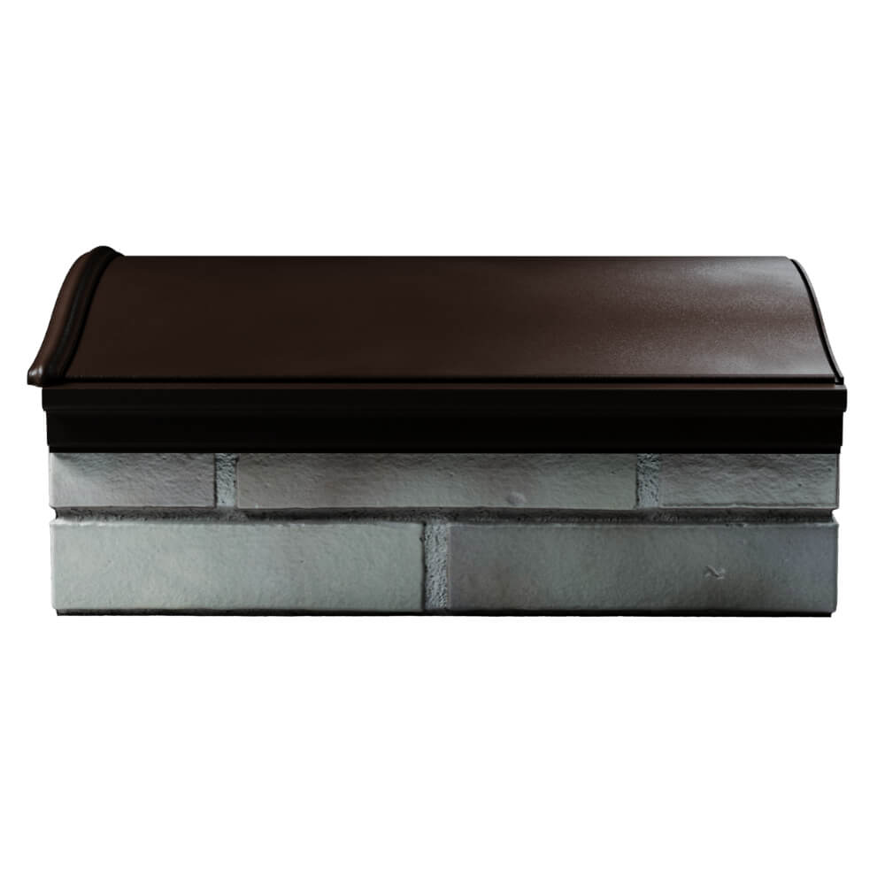 Парапет Zking Монблан Коричневый посадка на 1.5 кирпича (355/385мм) в Белой Калитве фото