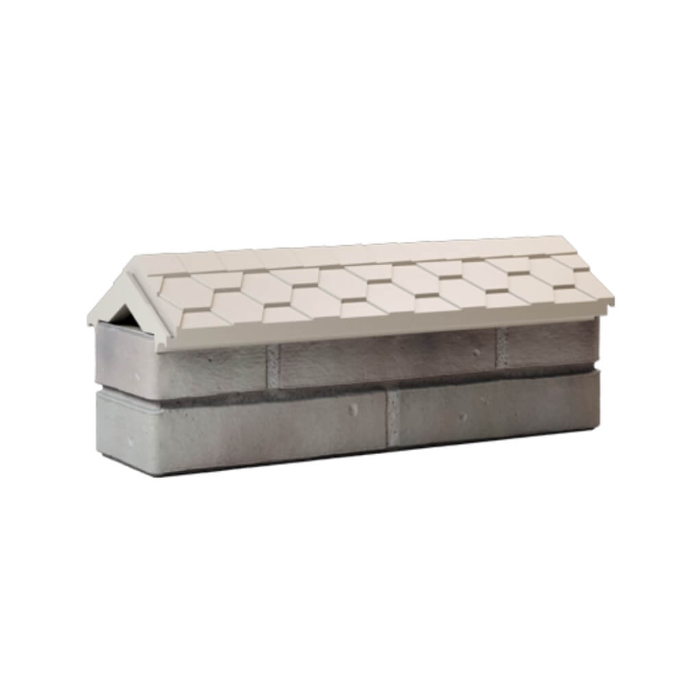 Парапет Zking Эверест Бежевый с посадкой на 0.5 кирпича (130мм) Белая Калитва фото