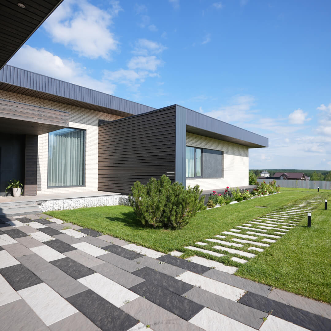 Шаговая плита STONE Светлая Галька 990х330х55мм в Белой Калитве фото