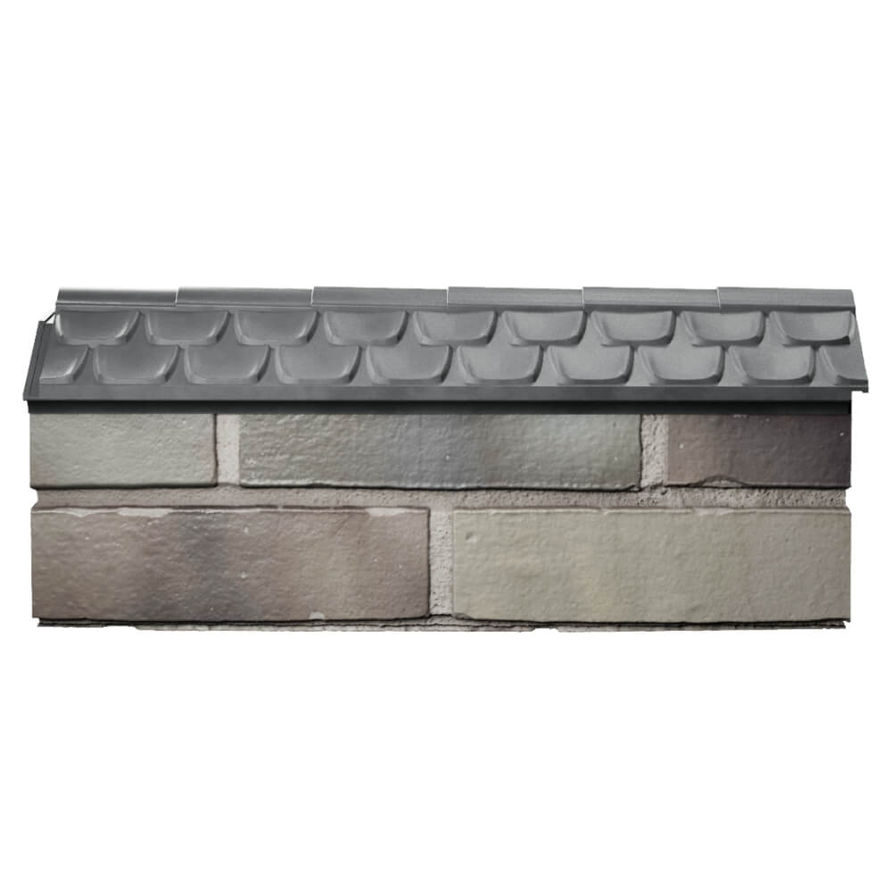 Парапет Zking Эльбрус Серый с посадкой на 0.5 кирпича (130мм) в Белой Калитве фото