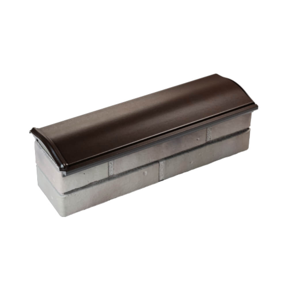 Парапет Zking Монблан Коричневый посадка на 0.5 кирпича (130мм) в Белой Калитве фото