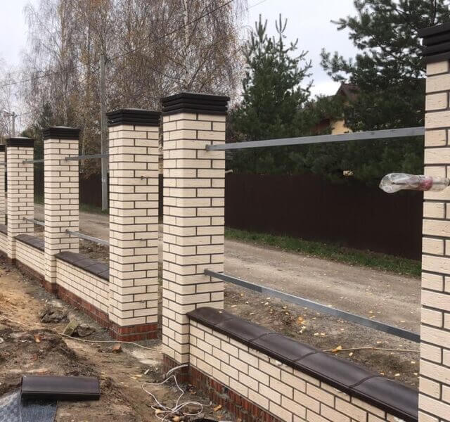 Колпак Zking Бона ХайТек Коричневый на столб 1.5х1.5 кирпича (385х385мм) в Белой Калитве фото