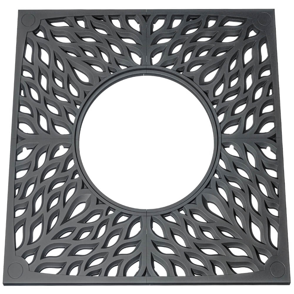 Приствольная решетка для дерева ZKING CRUST 2х2м Черная Белая Калитва фото