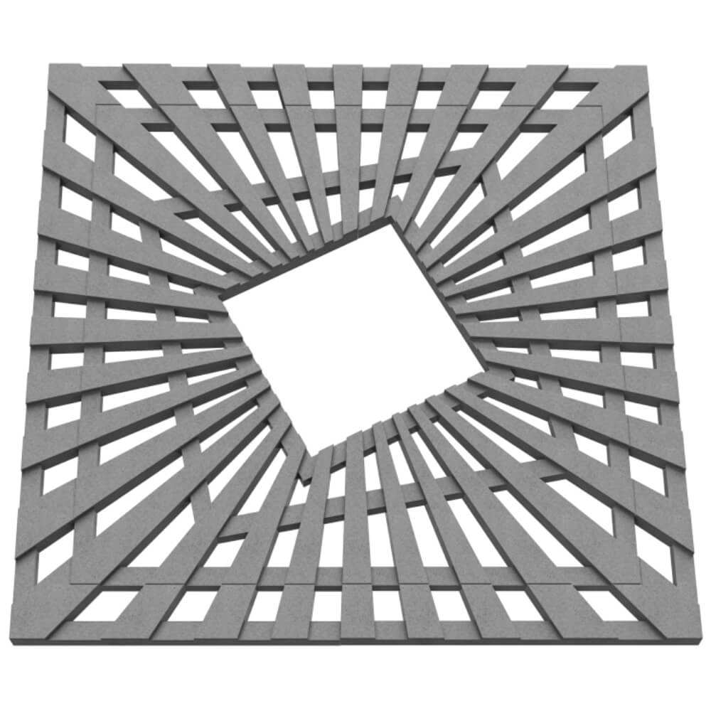 Приствольная решетка для дерева ZKING ATMOSPHERE 1.2х1.2м Серая в Белой Калитве фото