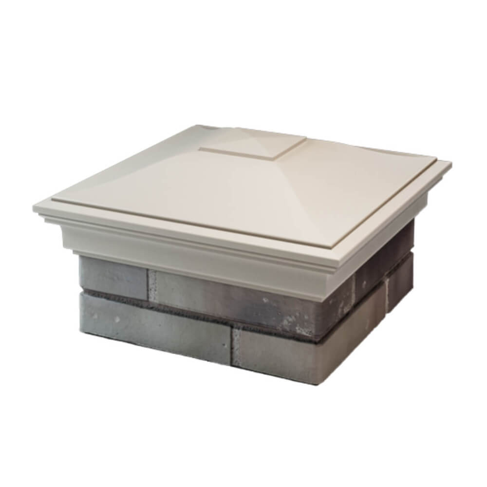 Колпак Zking Монблан Бежевый на столб 1.5х1.5 еврокирпича 0.7НФ (355х355мм) в Белой Калитве фото