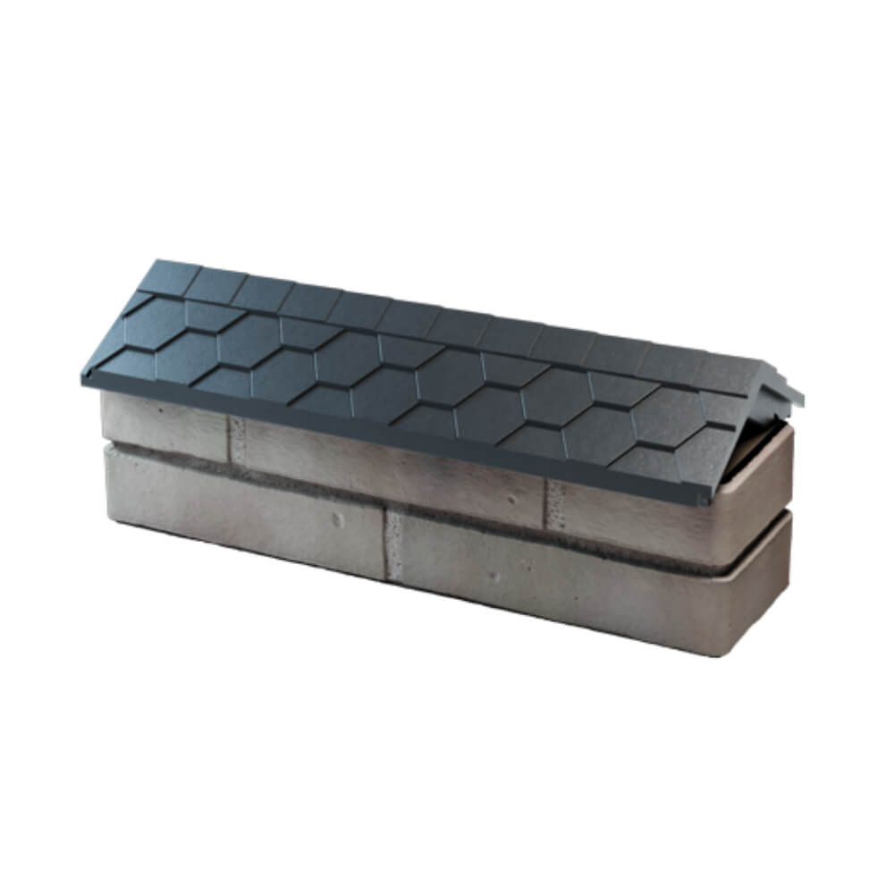 Парапет Zking Эверест Серый с посадкой на 0.5 кирпича (130мм) в Белой Калитве фото