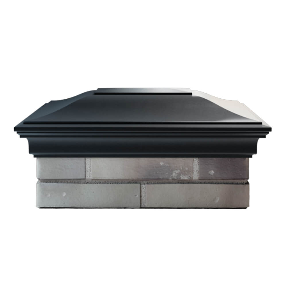Колпак Zking Монблан Черный на столб 2х1.5 кирпича (515х385мм) в Белой Калитве фото
