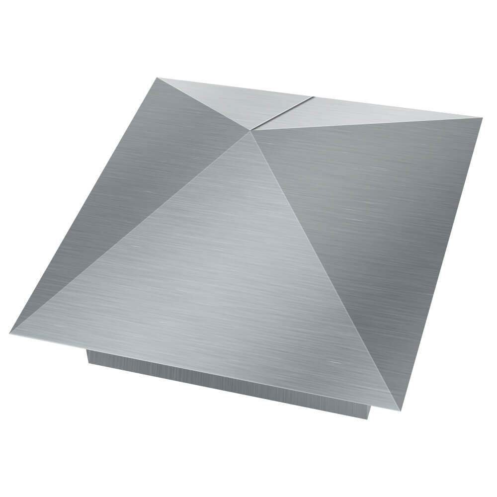 Колпак металлический 380х380мм оцинкованный заборный Белая Калитва фото