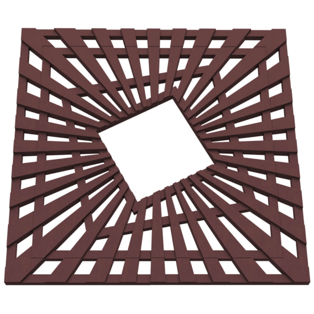 Приствольная решетка для дерева ZKING ATMOSPHERE 1.2х1.2м Коричневая в Белой Калитве фото