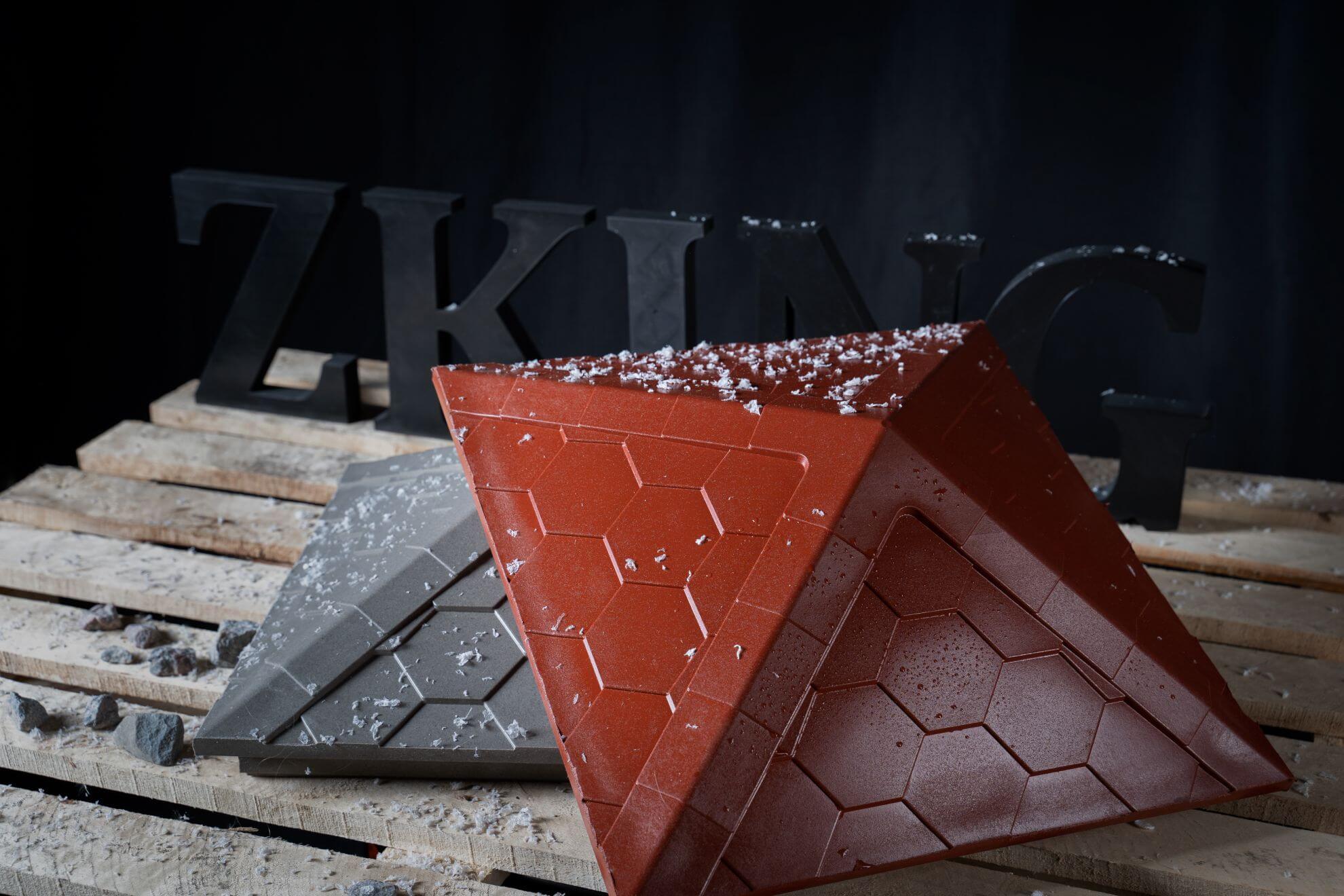 Колпак Zking Эверест Красный на столб 1.5х1.5 кирпича (390х390мм) в Белой Калитве фото