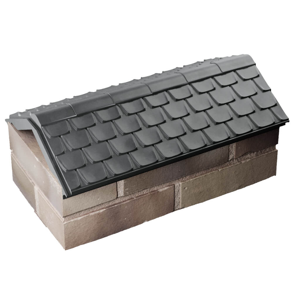 Парапет Zking Эльбрус Серый с посадкой на 1 кирпич (255мм) в Белой Калитве фото