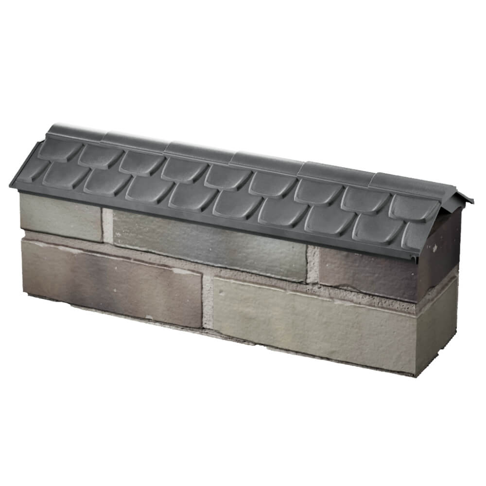 Парапет Zking Эльбрус Серый с посадкой на 0.5 кирпича (130мм) в Белой Калитве фото