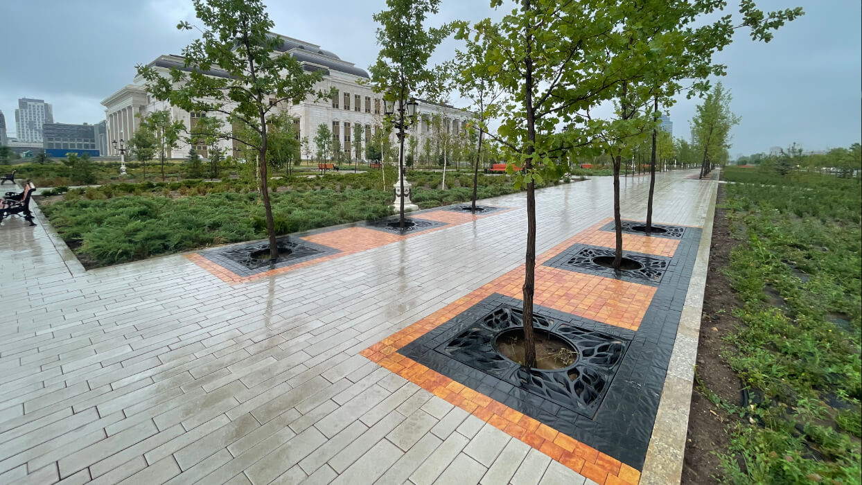 Приствольная решетка для дерева ZKING CRUST 1.2х1.2м Черная в Белой Калитве фото