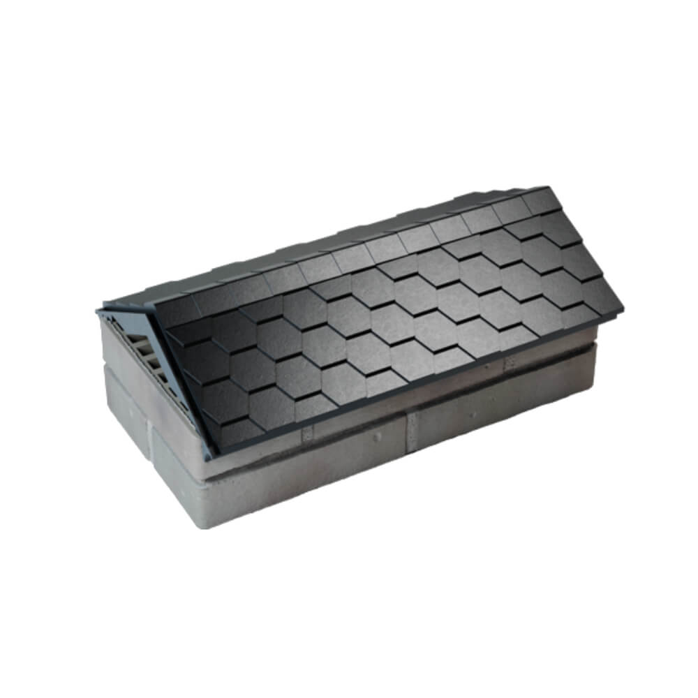 Парапет Zking Эверест Черный с посадкой на 1 кирпич (200/225/255мм) в Белой Калитве фото