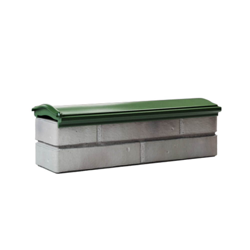 Парапет Zking Монблан Зеленый посадка на 0.5 кирпича (130мм) Белая Калитва фото