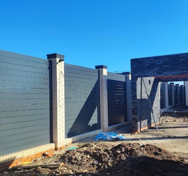 Колпак Zking Бона ХайТек Серый на столб 1.5х1.5 кирпича (385х385мм) в Белой Калитве фото