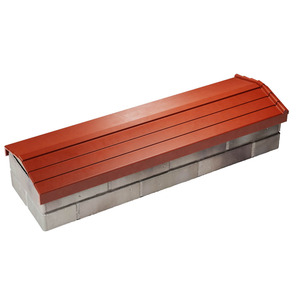 Парапет Zking Бона ХайТек Красный посадка на 0.5 кирпича (130мм) в Белой Калитве фото