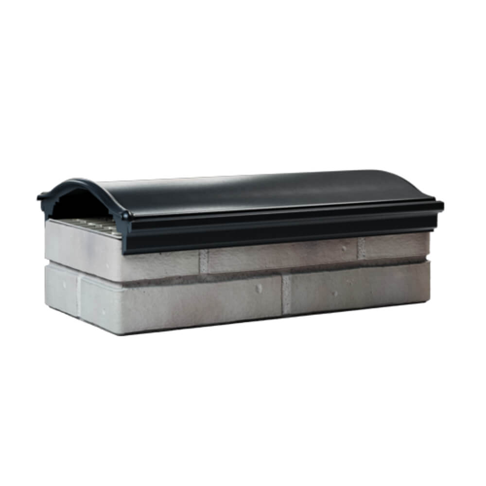 Парапет Zking Монблан Черный посадка на 1 кирпич (200/225/255мм) Белая Калитва фото