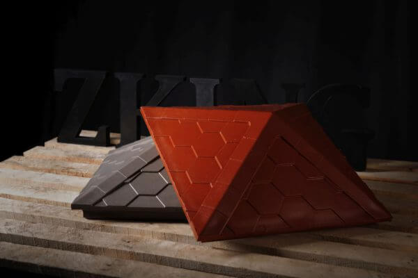 Колпак Zking Эверест Красный на столб 1.5х1.5 кирпича (390х390мм) в Белой Калитве фото