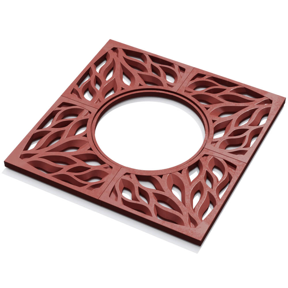 Приствольная решетка для дерева ZKING CRUST 1.2х1.2м Красная в Белой Калитве фото