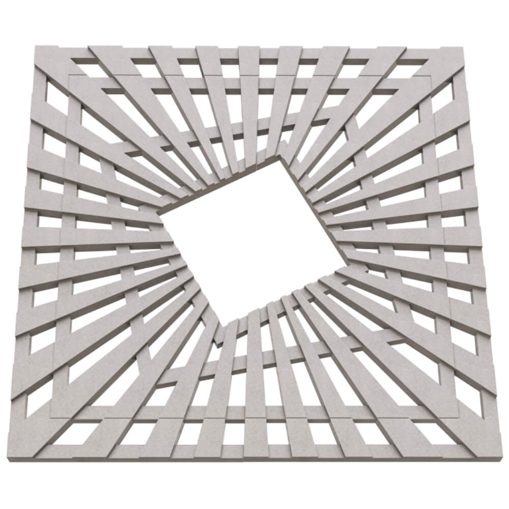 Приствольная решетка для дерева ZKING ATMOSPHERE 1.2х1.2м Бежевая в Белой Калитве фото