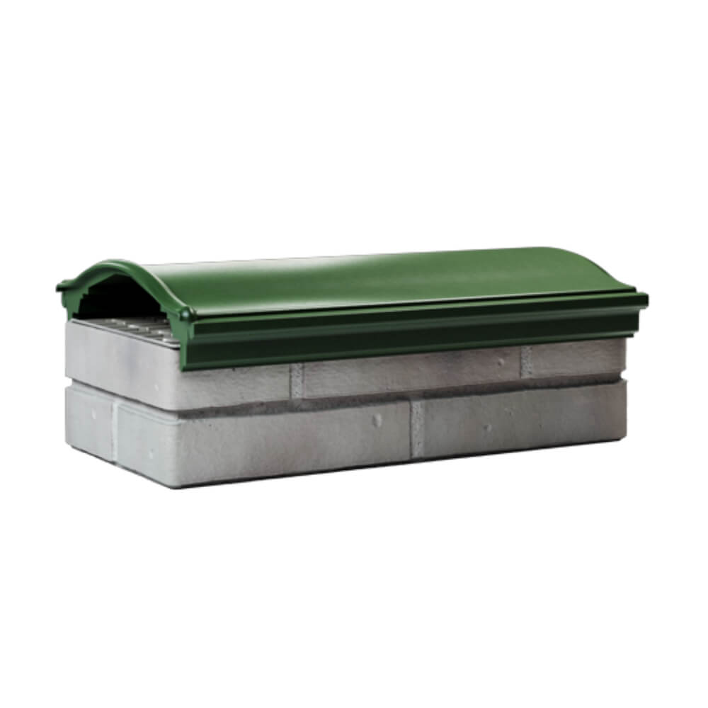 Парапет Zking Монблан Зеленый посадка на 1 кирпич (200/225/255мм) Белая Калитва фото