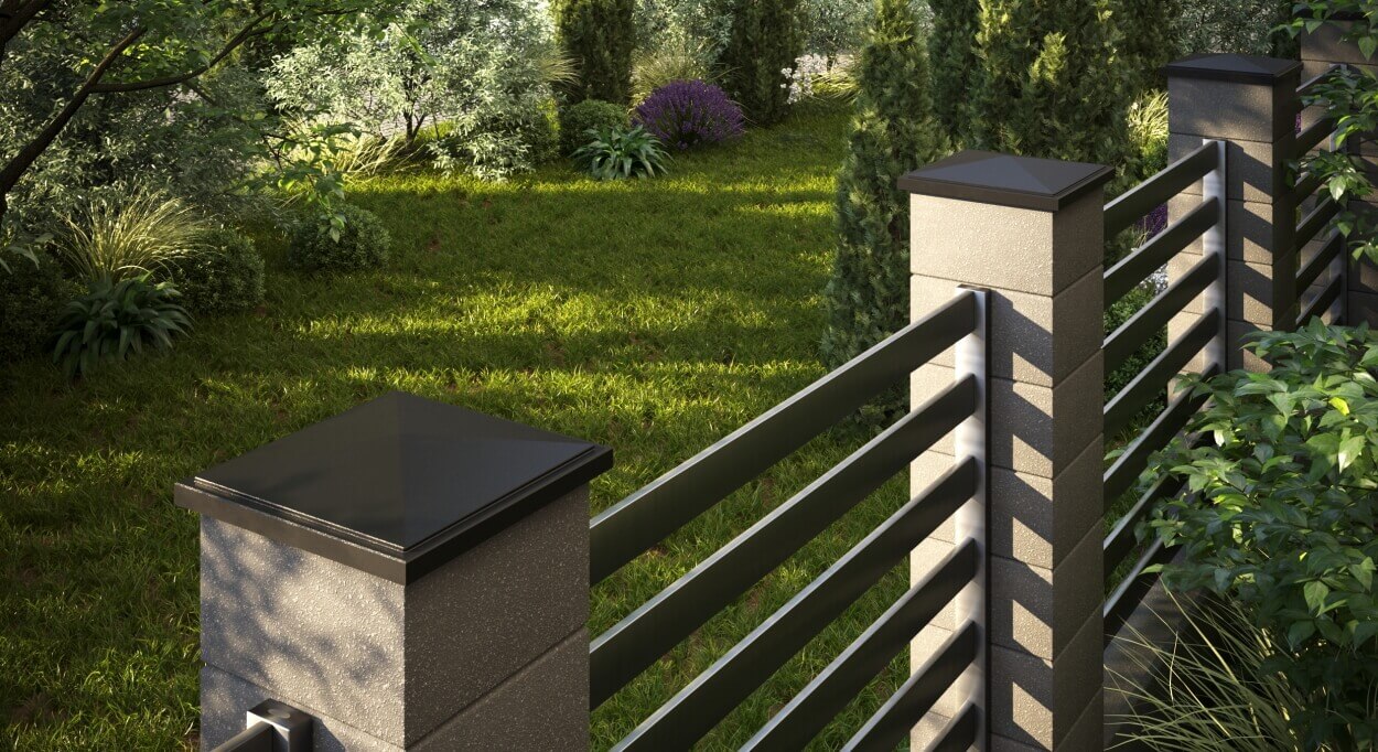 Колпак Zking БонаМоно Коричневый на столб 1.5х1.5 кирпича (385х385, 400х400мм) в Белой Калитве фото