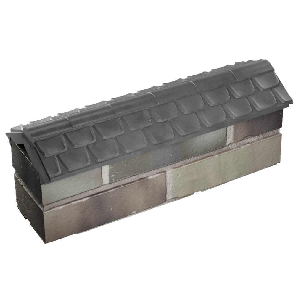 Парапет Zking Эльбрус Серый с посадкой на 0.5 кирпича (130мм) в Белой Калитве фото