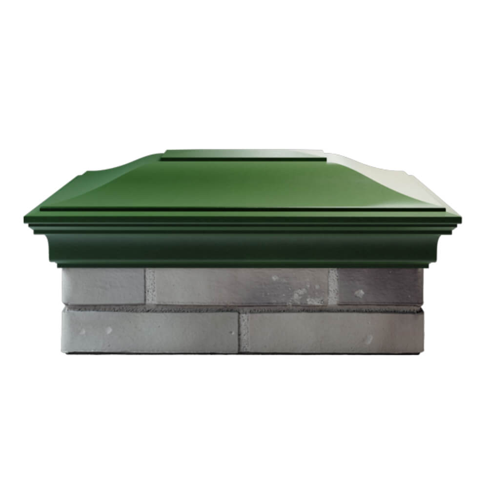 Колпак Zking Монблан Зеленый на столб 2х1.5 кирпича (515х385мм) в Белой Калитве фото