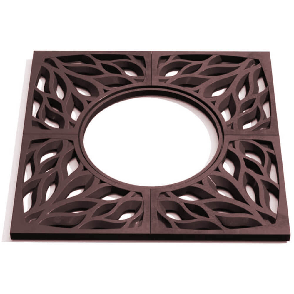 Приствольная решетка для дерева ZKING CRUST 1.2х1.2м Коричневая Белая Калитва фото