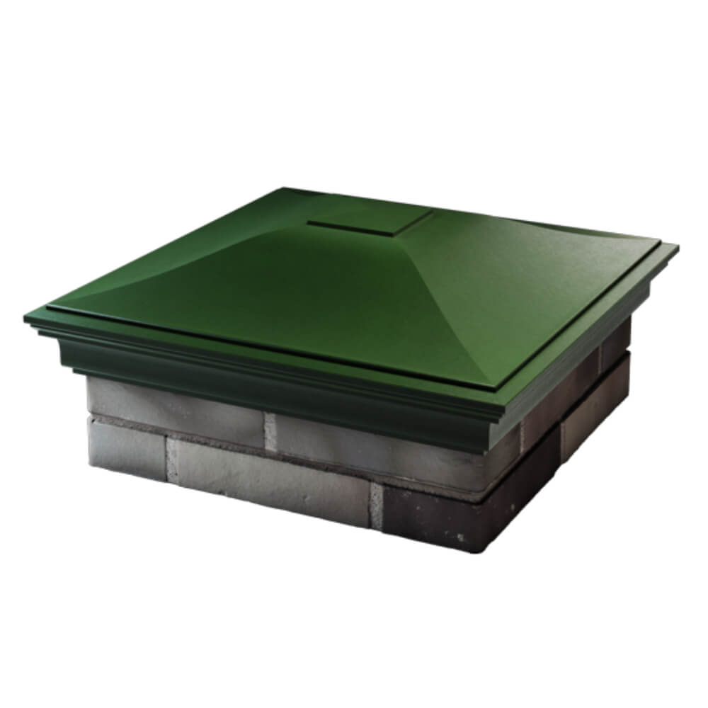 Колпак Zking Монблан Зеленый на столб 2х2 кирпича (515х515мм) в Белой Калитве фото