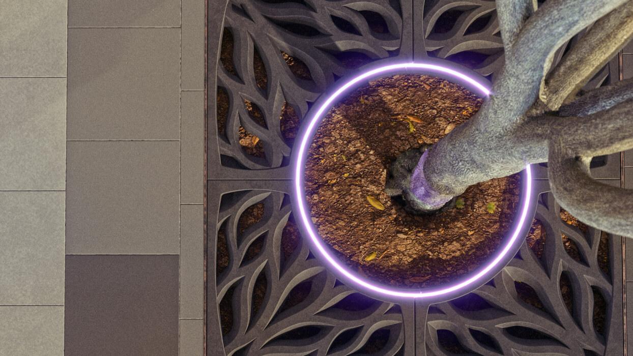 Приствольная решетка для дерева ZKING CRUST 1.2х1.2м Черная в Белой Калитве фото