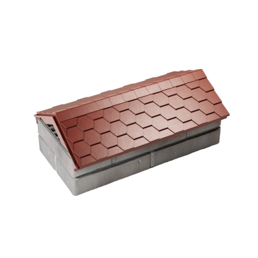Парапет Zking Эверест Красный с посадкой на 1 кирпич (200/225/255мм) в Белой Калитве фото