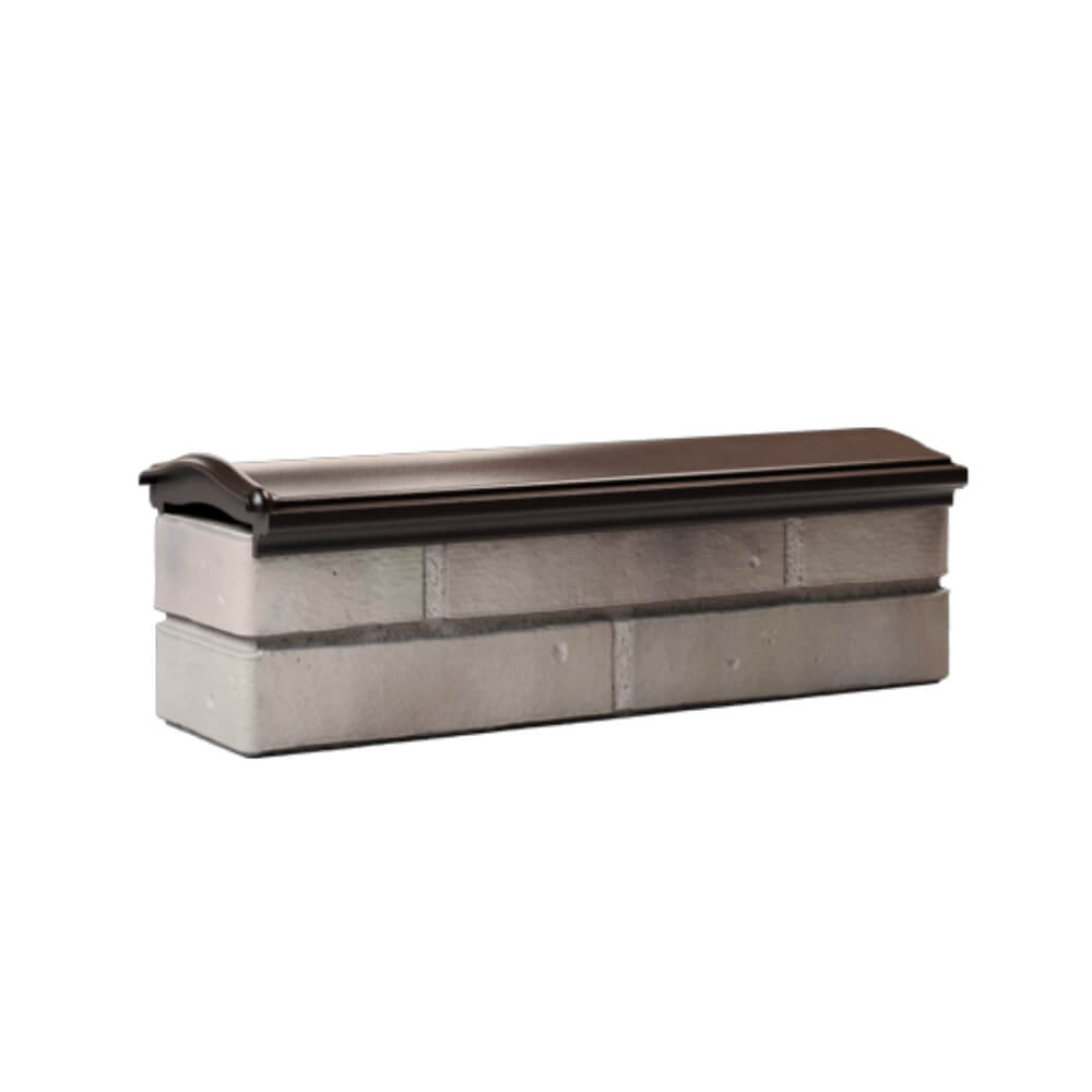 Парапет Zking Монблан Коричневый посадка на 0.5 кирпича (130мм) Белая Калитва фото