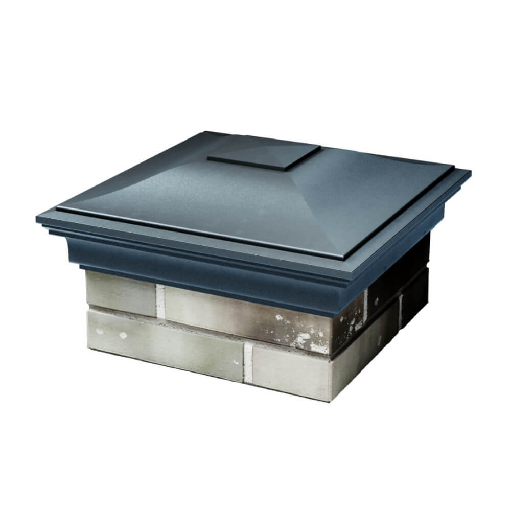 Колпак Zking Монблан Серый на столб 1.5х1.5 еврокирпича 0.7НФ (355х355мм) в Белой Калитве фото