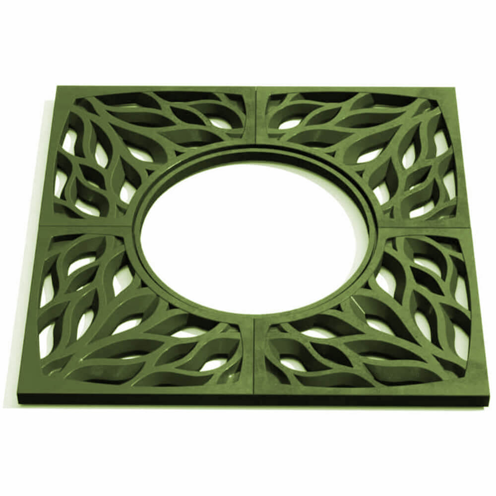 Приствольная решетка для дерева ZKING CRUST 1.2х1.2м Зеленая Белая Калитва фото