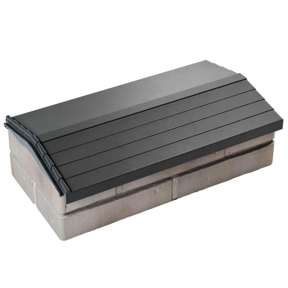 Парапет Zking Бона ХайТек Серый с посадкой на 1 кирпич (200/225/255мм) в Белой Калитве фото