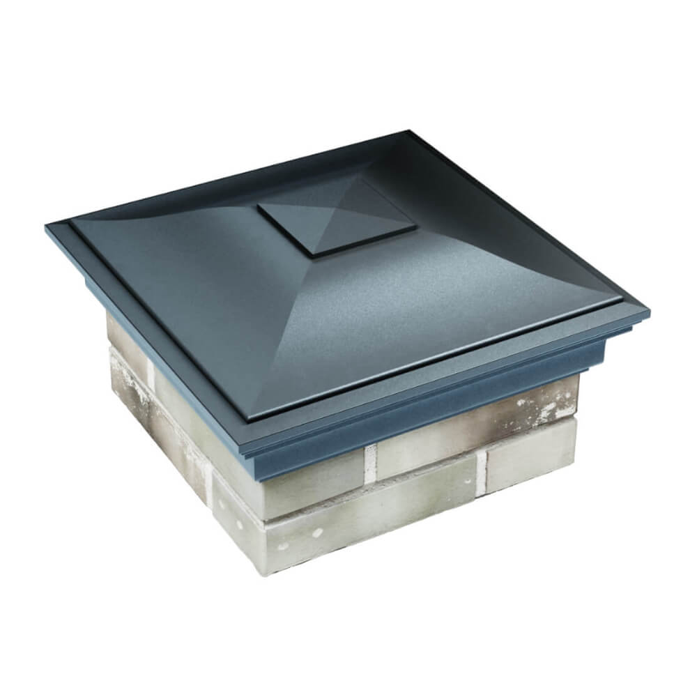 Колпак Zking Монблан Серый на столб 1.5х1.5 еврокирпича 0.7НФ (355х355мм) в Белой Калитве фото