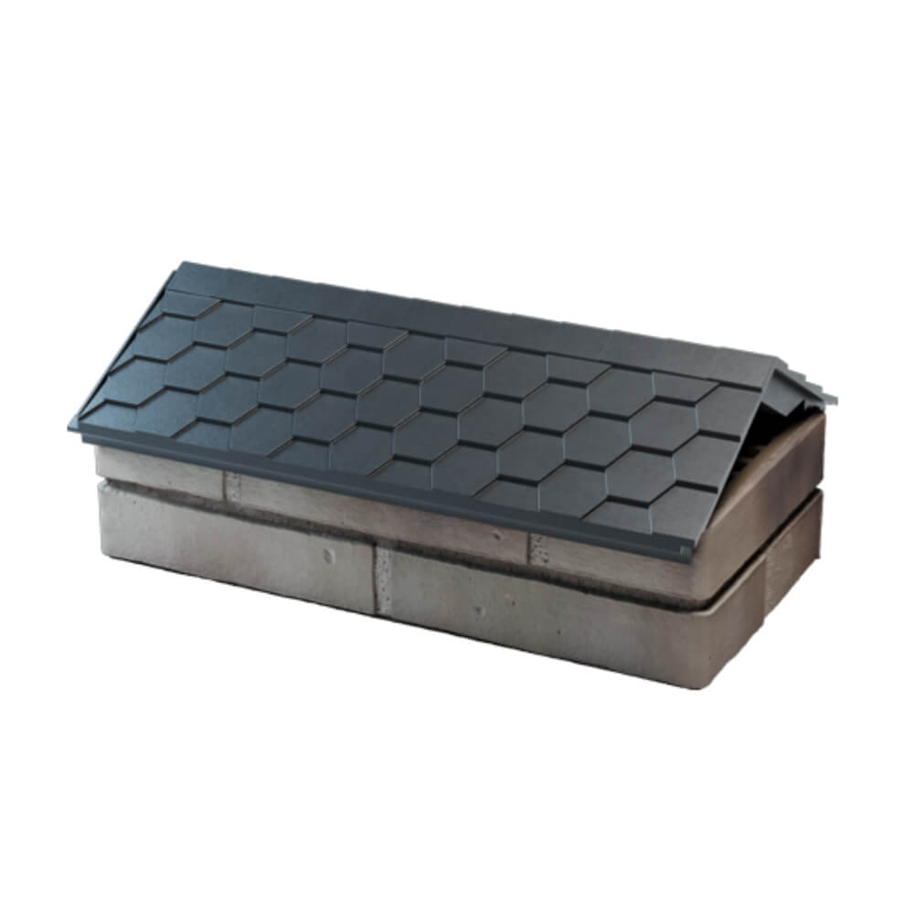 Парапет Zking Эверест Серый с посадкой на 1 кирпич (200/225/255мм) в Белой Калитве фото