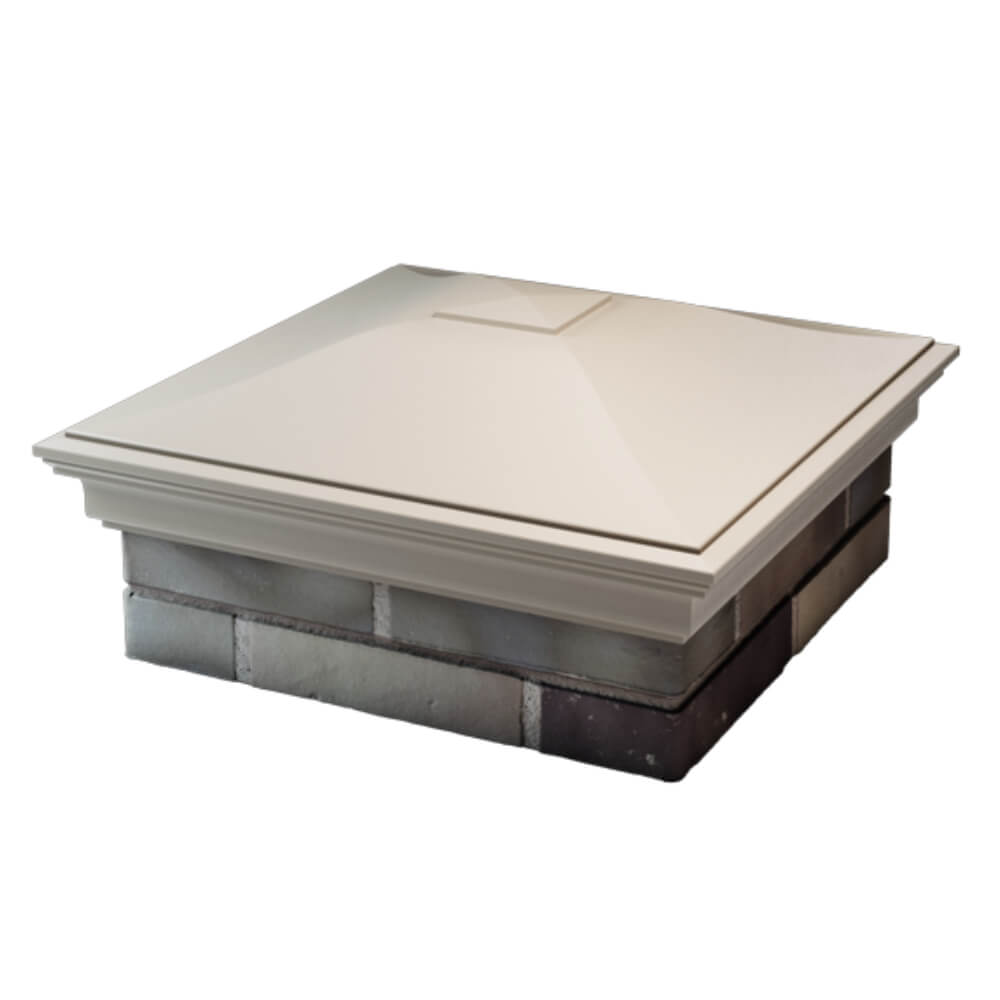 Колпак Zking Монблан Бежевый на столб 2х2 кирпича (515х515мм) в Белой Калитве фото