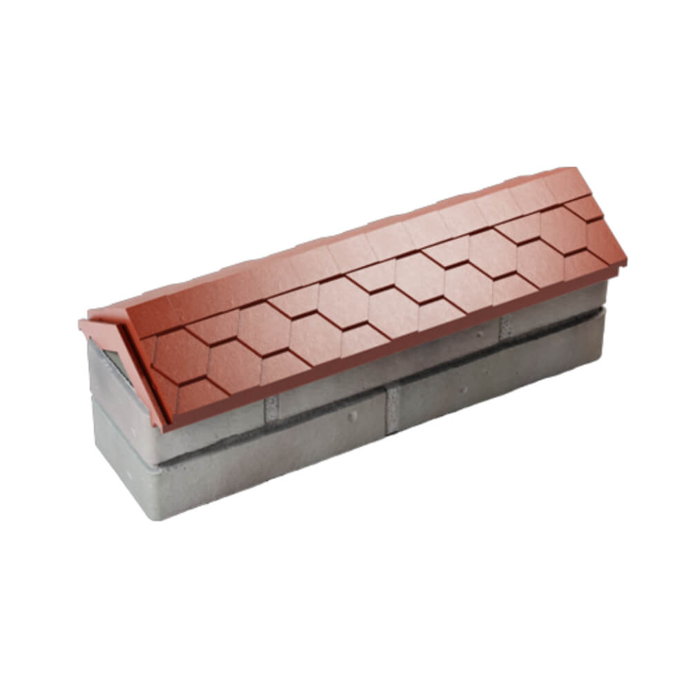Парапет Zking Эверест Красный с посадкой на 0.5 кирпича (130мм) в Белой Калитве фото