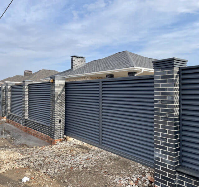 Колпак Zking Бона ХайТек Серый на столб 1.5х1.5 кирпича (385х385мм) в Белой Калитве фото