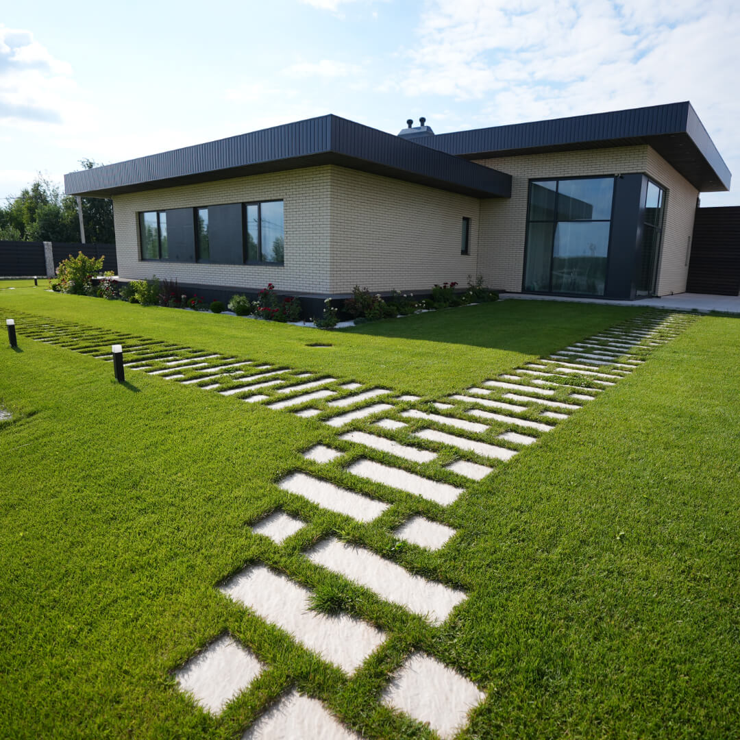 Шаговая плита STONE Светлая Галька 990х330х55мм в Белой Калитве фото